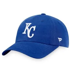 Men's Kansas City Royals Fanatics Branded Royal Cooperstown Collection Core Adjustable Hat