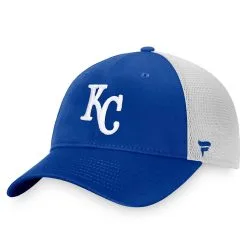 Men's Kansas City Royals Fanatics Branded Royal Cooperstown Collection Core Trucker Snapback Hat