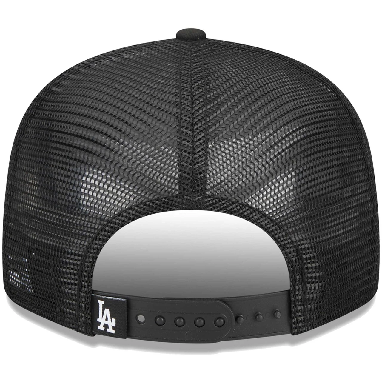Men's Los Angeles Dodgers New Era Black Street Trucker 9FIFTY Snapback Hat 6 Men's Los Angeles Dodgers New Era Black Street Trucker 9FIFTY Snapback Hat - Image 4