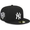 Men's New York Yankees New Era Black Sidepatch 59FIFTY Fitted Hat