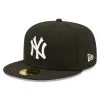 Men's New York Yankees New Era Black Team Logo 59FIFTY Fitted Hat -San Diego Padres Caps Sales mens new era black new york yankees team logo 59fifty fitted hat pi4733000 altimages ff 4733474 dce6347d1e60d489ea20alt1 full