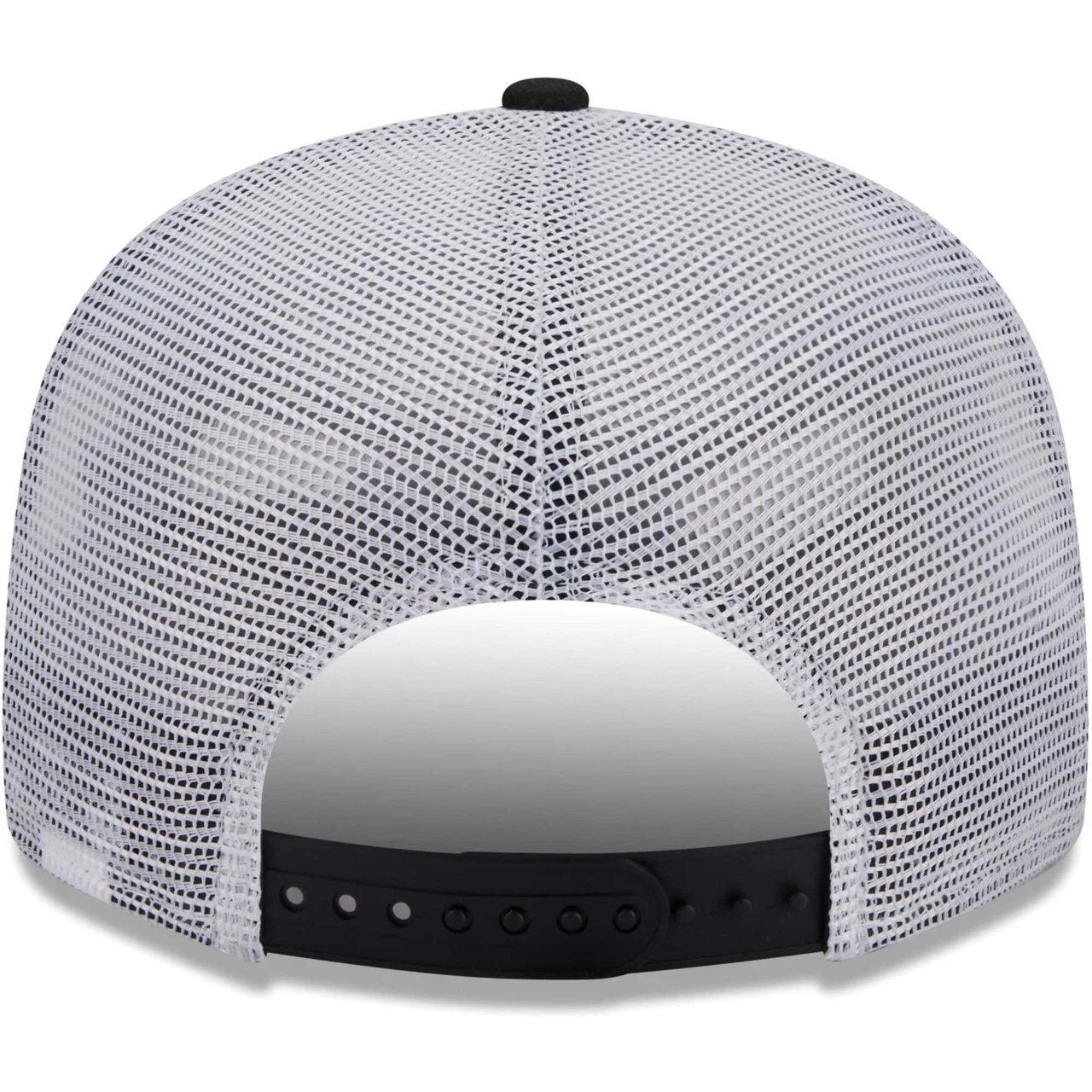 Men's New York Yankees New Era Black Vert Squared Trucker 9FIFTY Hat 6 Men's New York Yankees New Era Black Vert Squared Trucker 9FIFTY Hat - Image 4