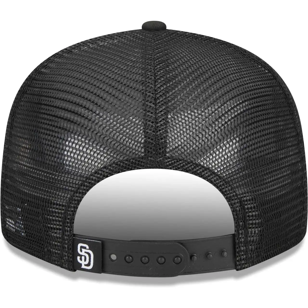 Men's San Diego Padres New Era Black Street Trucker 9FIFTY Snapback Hat 6 Men's San Diego Padres New Era Black Street Trucker 9FIFTY Snapback Hat - Image 4