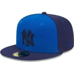 Men's New York Yankees New Era Blue Tri-Tone 59FIFTY Fitted Hat