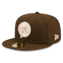 Men's New York Yankees New Era Brown Primary Logo Pink Undervisor 59FIFTY Fitted Hat -San Diego Padres Caps Sales mens new era brown new york yankees primary logo pink undervisor 59fifty fitted hat ss5 p 4937000pv 3u bejwyl7vakndxfgotottv pdjnnuaw3vliwep8twtl