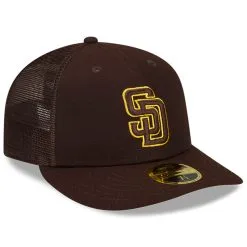 Men's San Diego Padres New Era Brown 2023 Batting Practice 59FIFTY Fitted Hat -San Diego Padres Caps Sales mens new era brown san diego padres 2023 batting practice 59fifty fitted hat pi4418000 altimages ff 4418592 0ca861ac063f130f4f33alt3 full