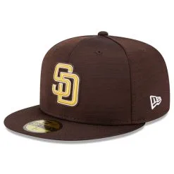 Men's San Diego Padres New Era Brown 2023 Clubhouse 59FIFTY Fitted Hat