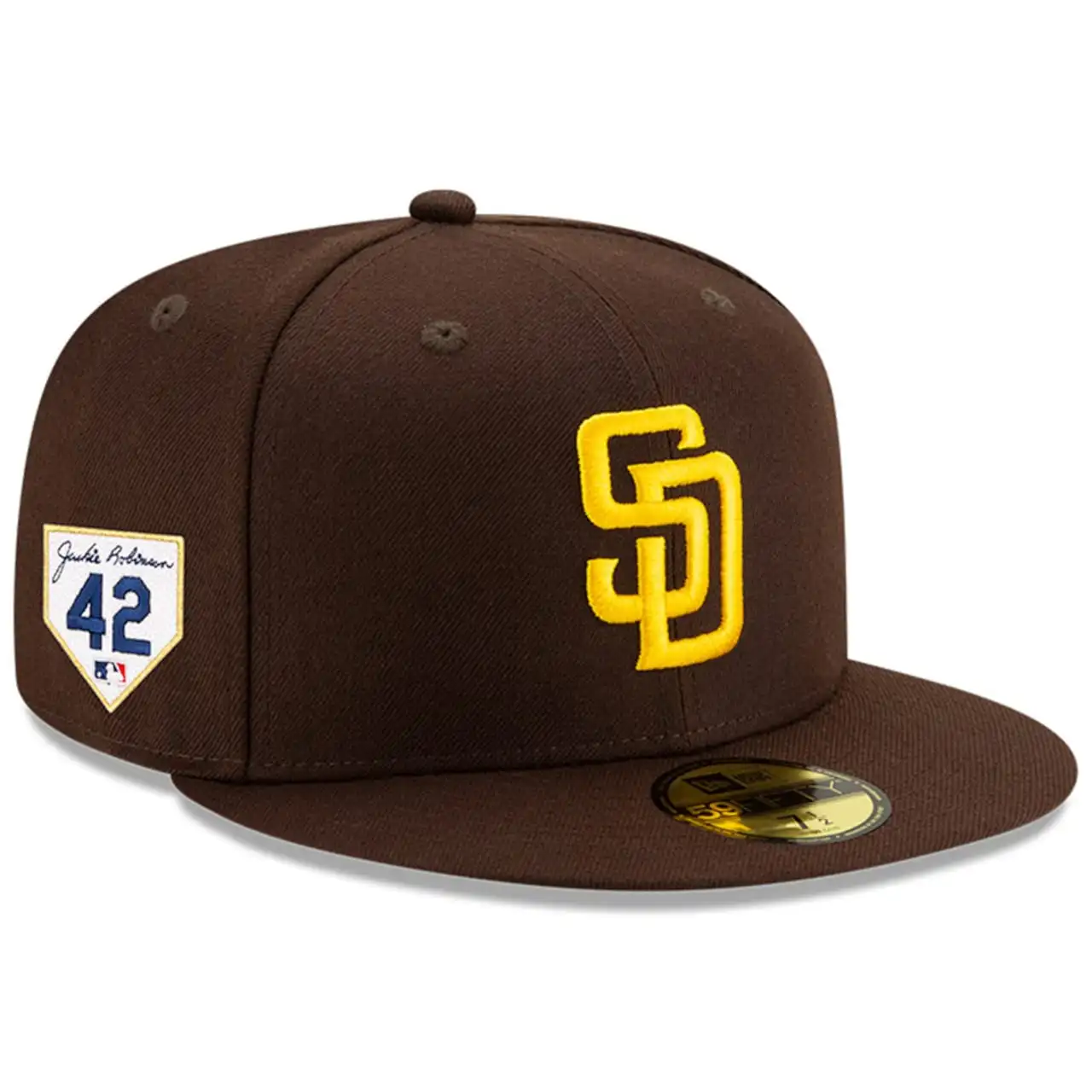 Men's San Diego Padres New Era Brown 2023 Jackie Robinson Day 59FIFTY Fitted Hat 3 Men's San Diego Padres New Era Brown 2023 Jackie Robinson Day 59FIFTY Fitted Hat