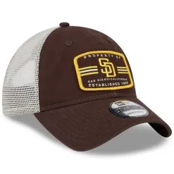 Men's San Diego Padres New Era Brown Property Trucker 9TWENTY Snapback Hat -San Diego Padres Caps Sales mens new era brown san diego padres property trucker 9twenty snapback hat ss5 p 5002978pv 3u zlvjkn1nlq6kzyftvla4v whkrg1h6dtb6cf53478u