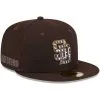 Men's San Diego Padres New Era Brown Script Fill 59FIFTY Fitted Hat