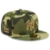 Men's New York Yankees New Era Camo 2022 Armed Forces Day On-Field 59FIFTY Fitted Hat