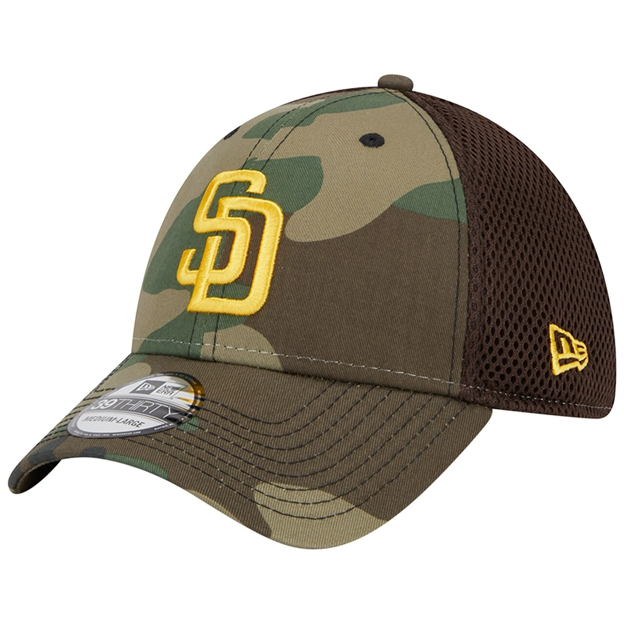 Men's San Diego Padres New Era Camo Team Neo 39THIRTY Flex Hat 3 Men's San Diego Padres New Era Camo Team Neo 39THIRTY Flex Hat