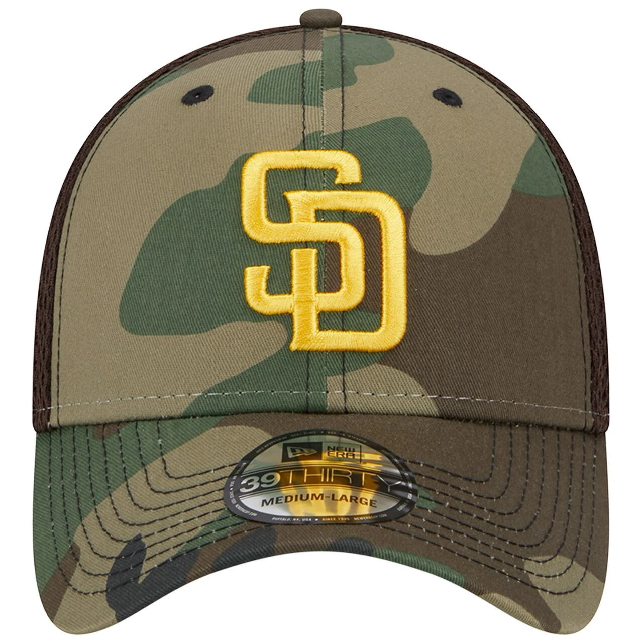 Men's San Diego Padres New Era Camo Team Neo 39THIRTY Flex Hat 4 Men's San Diego Padres New Era Camo Team Neo 39THIRTY Flex Hat - Image 2