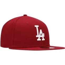 Men's Los Angeles Dodgers New Era Cardinal White Logo 59FIFTY Fitted Hat -San Diego Padres Caps Sales mens new era cardinal los angeles dodgers white logo 59fifty fitted hat pi4208000 altimages ff 4208684 5751cabb0a90384d5f0ealt3 full