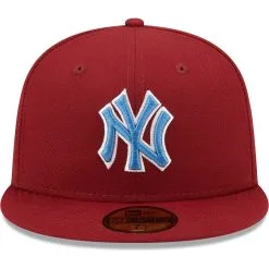 Men's New York Yankees New Era Cardinal 1999 World Series Air Force Blue Undervisor 59FIFTY Fitted Hat -San Diego Padres Caps Sales mens new era cardinal new york yankees 1999 world series air force blue undervisor 59fifty fitted hat pi4735000 altimages ff 4735042 ade4a489b99179667b04alt2 full