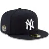 Men's New York Yankees Derek Jeter New Era Navy 5X World Series Champion Side Patch 59FIFTY Fitted Hat