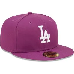 Men's Los Angeles Dodgers New Era Grape Logo 59FIFTY Fitted Hat -San Diego Padres Caps Sales mens new era grape los angeles dodgers logo 59fifty fitted hat pi4689000 altimages ff 4689944 b25ae8af165a0f19c52dalt3 full