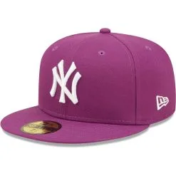 Men's New York Yankees New Era Grape Logo 59FIFTY Fitted Hat