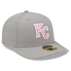 Men's Kansas City Royals New Era Gray 2022 Mother's Day On-Field Low Profile 59FIFTY Fitted Hat -San Diego Padres Caps Sales mens new era gray kansas city royals 2022 mothers day on field low profile 59fifty fitted hat pi4459000 altimages ff 4459314 7c2d31cf249e14b708e6alt3 full