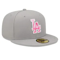 Men's Los Angeles Dodgers New Era Gray 2022 Mother's Day On-Field 59FIFTY Fitted Hat -San Diego Padres Caps Sales mens new era gray los angeles dodgers 2022 mothers day on field 59fifty fitted hat pi4459000 altimages ff 4459301 a50567269ebcd75366d5alt3 full