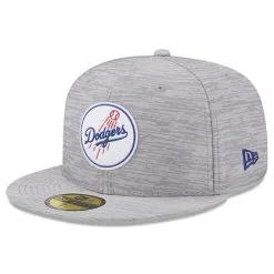 Men's Los Angeles Dodgers New Era Gray 2023 Clubhouse 59FIFTY Fitted Hat