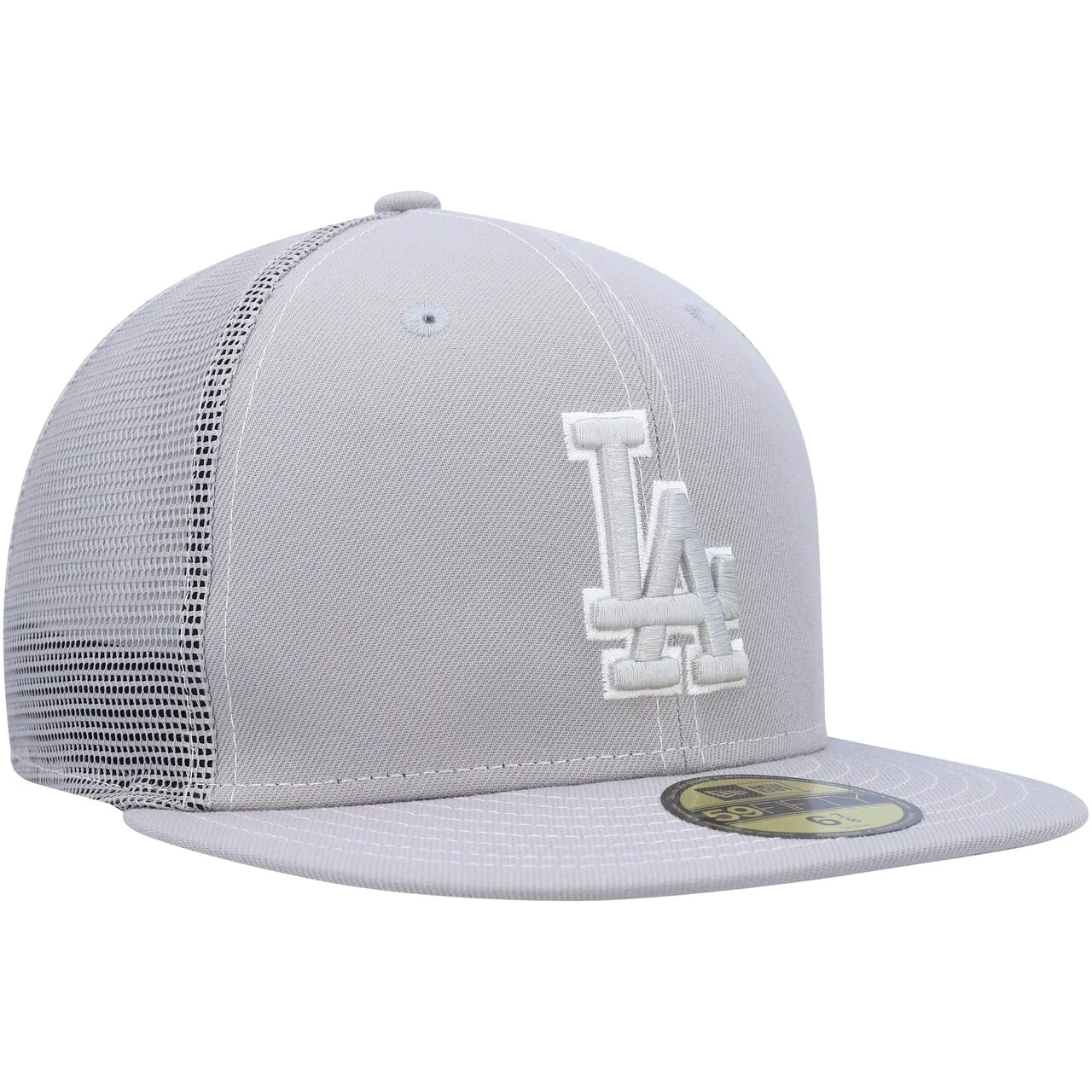 Men's Los Angeles Dodgers New Era Gray 2023 On-Field Batting Practice 59FIFTY Fitted Hat 5 Men's Los Angeles Dodgers New Era Gray 2023 On-Field Batting Practice 59FIFTY Fitted Hat - Image 3