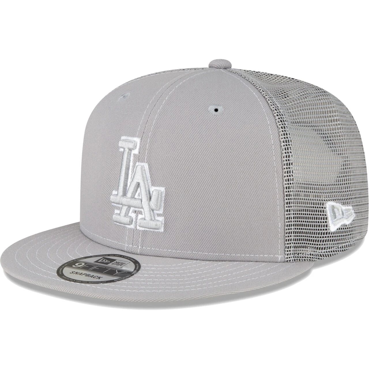Men's Los Angeles Dodgers New Era Gray 2023 On-Field Batting Practice 9FIFTY Snapback Hat 3 Men's Los Angeles Dodgers New Era Gray 2023 On-Field Batting Practice 9FIFTY Snapback Hat