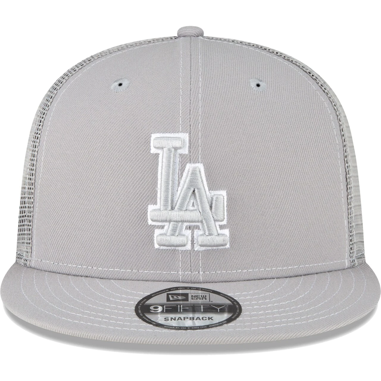 Men's Los Angeles Dodgers New Era Gray 2023 On-Field Batting Practice 9FIFTY Snapback Hat 4 Men's Los Angeles Dodgers New Era Gray 2023 On-Field Batting Practice 9FIFTY Snapback Hat - Image 2