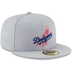 Men's Los Angeles Dodgers New Era Gray Cooperstown Collection Logo 59FIFTY Fitted Hat -San Diego Padres Caps Sales mens new era gray los angeles dodgers cooperstown collection logo 59fifty fitted hat pi4277000 altimages ff 4277056 cbab4c77b93154a1ccb3alt3 full