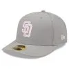 Men's San Diego Padres New Era Gray 2022 Mother's Day On-Field Low Profile 59FIFTY Fitted Hat -San Diego Padres Caps Sales mens new era gray san diego padres 2022 mothers day on field low profile 59fifty fitted hat pi4459000 altimages ff 4459319 4a94b263f91b6b301b61alt1 full