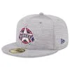 Men's Texas Rangers New Era Gray 2023 Clubhouse 59FIFTY Fitted Hat