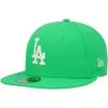 Men's Los Angeles Dodgers New Era Green Logo 59FIFTY Fitted Hat