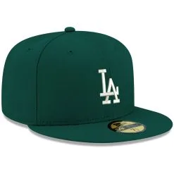 Men's Los Angeles Dodgers New Era Green White Logo 59FIFTY Fitted Hat -San Diego Padres Caps Sales mens new era green los angeles dodgers white logo 59fifty fitted hat pi4208000 altimages ff 4208698 ccb26bfe4117898aad5falt3 full