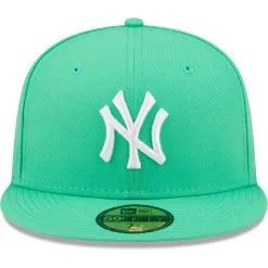Men's New York Yankees New Era Green Logo 59FIFTY Fitted Hat -San Diego Padres Caps Sales mens new era green new york yankees logo 59fifty fitted hat pi4690000 altimages ff 4690365 90747dfeebc3aa90866falt2 full