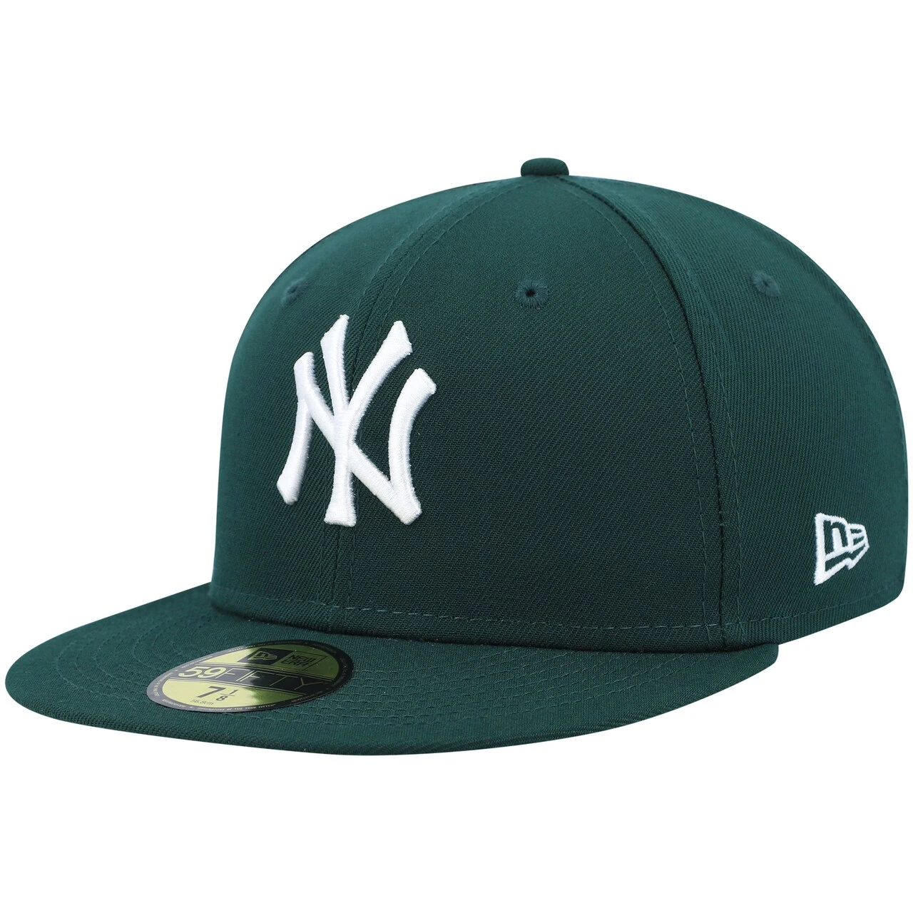 Men's New York Yankees New Era Green White Logo 59FIFTY Fitted Hat 3 Men's New York Yankees New Era Green White Logo 59FIFTY Fitted Hat