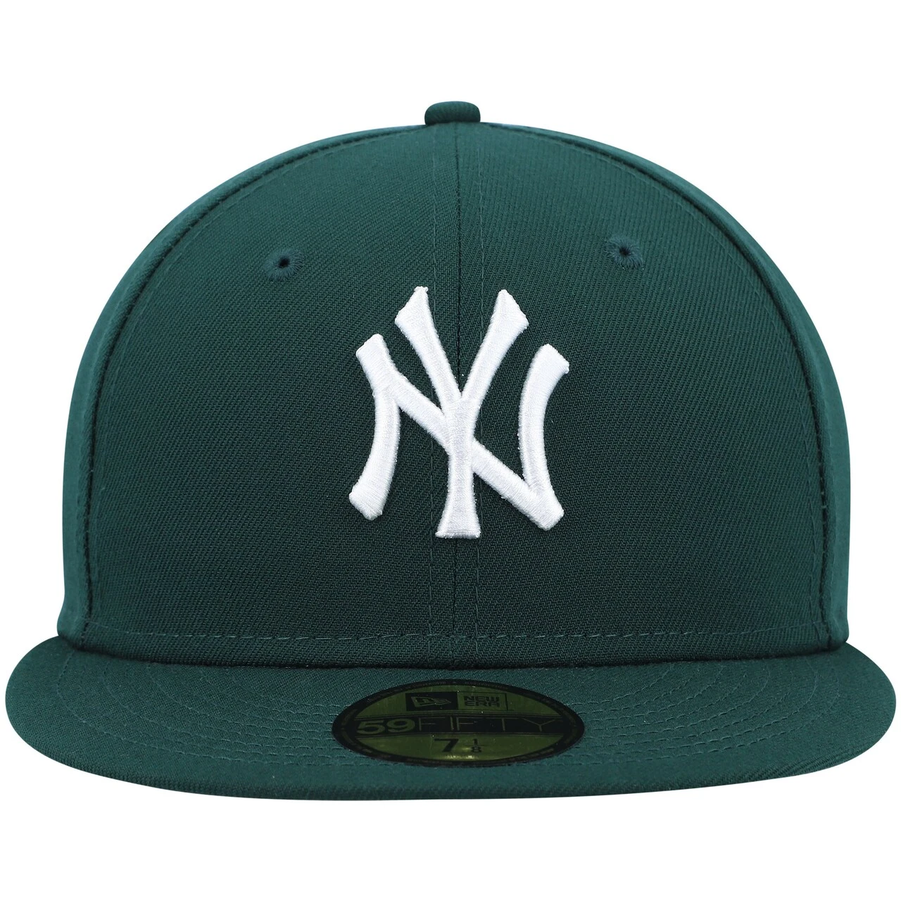 Men's New York Yankees New Era Green White Logo 59FIFTY Fitted Hat 4 Men's New York Yankees New Era Green White Logo 59FIFTY Fitted Hat - Image 2