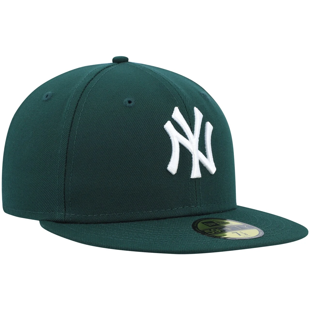 Men's New York Yankees New Era Green White Logo 59FIFTY Fitted Hat 5 Men's New York Yankees New Era Green White Logo 59FIFTY Fitted Hat - Image 3