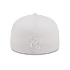 Men's Kansas City Royals New Era White On White 59FIFTY Fitted Hat -San Diego Padres Caps Sales mens new era kansas city royals white on white 59fifty fitted hat pi4731000 altimages ff 4731065 4feebcdac14fcb330d8aalt4 full