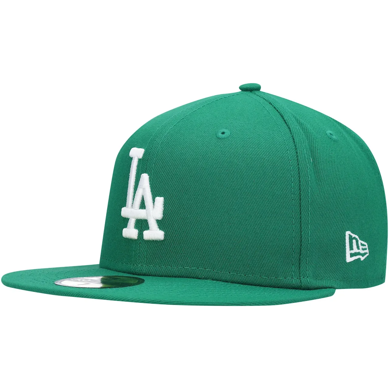 Men's Los Angeles Dodgers New Era Kelly Green White Logo 59FIFTY Fitted Hat 3 Men's Los Angeles Dodgers New Era Kelly Green White Logo 59FIFTY Fitted Hat