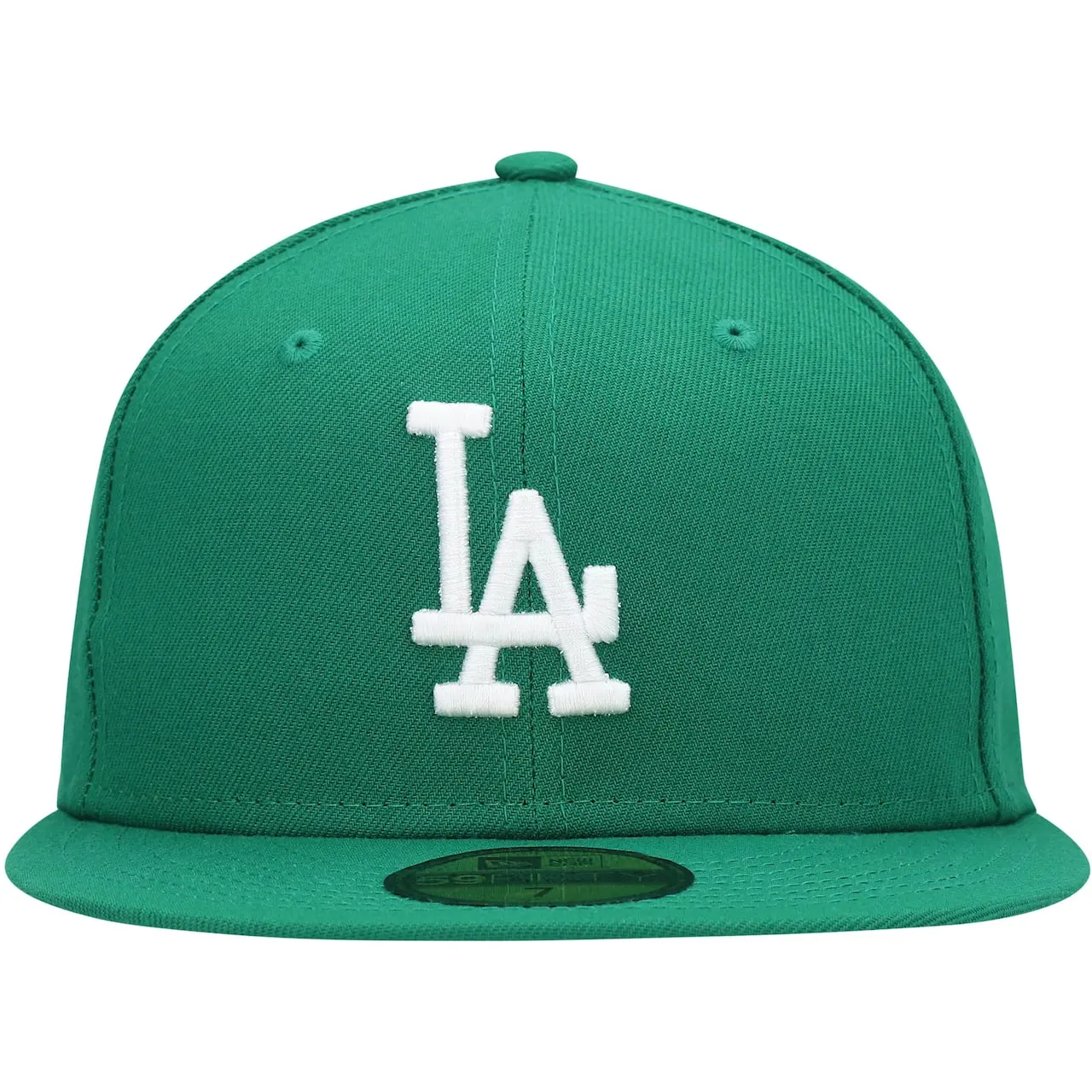Men's Los Angeles Dodgers New Era Kelly Green White Logo 59FIFTY Fitted Hat 4 Men's Los Angeles Dodgers New Era Kelly Green White Logo 59FIFTY Fitted Hat - Image 2