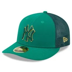 Men's New York Yankees New Era Kelly Green 2023 St. Patrick's Day Low Profile 59FIFTY Fitted Hat