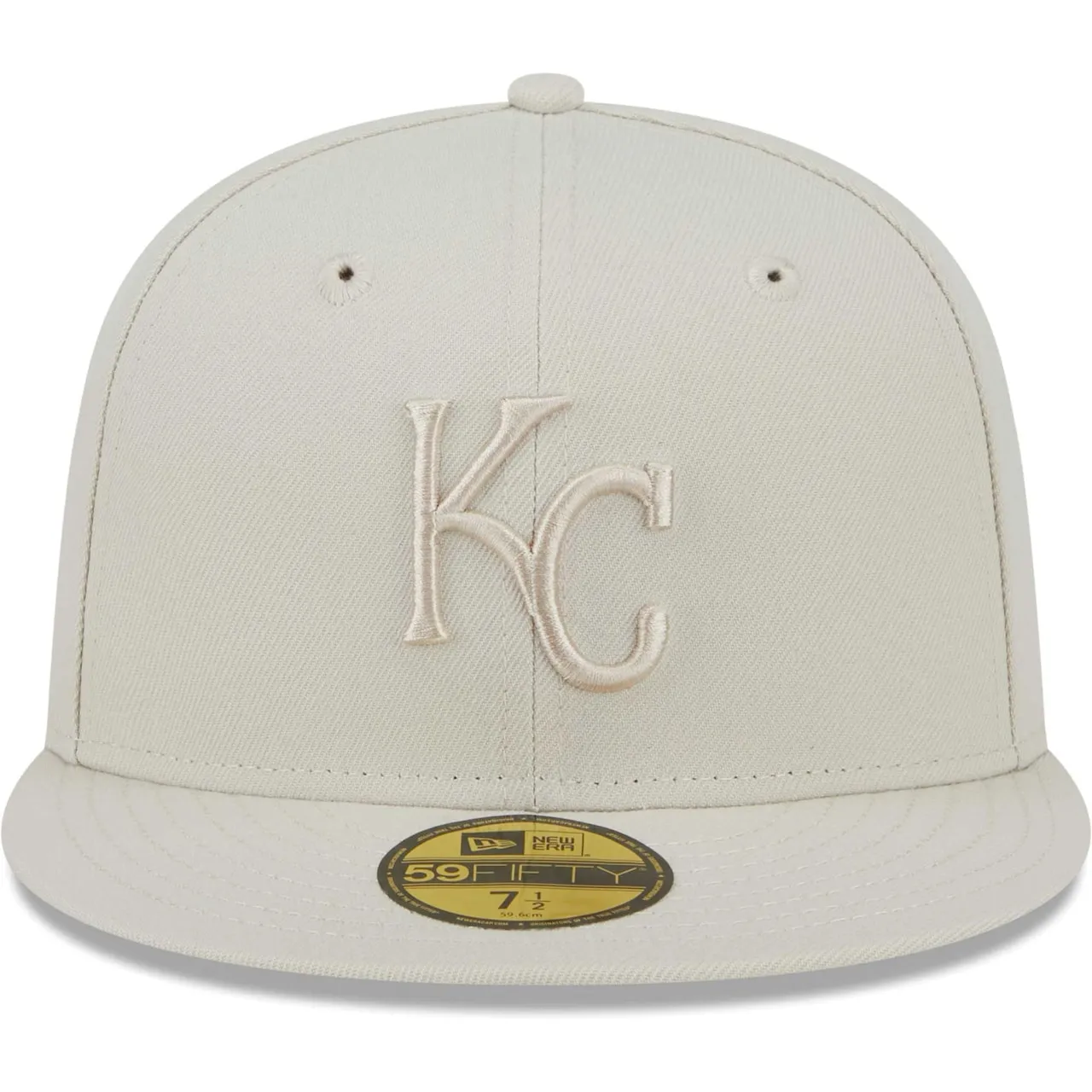 Men's Kansas City Royals New Era Khaki Tonal 59FIFTY Fitted Hat 4 Men's Kansas City Royals New Era Khaki Tonal 59FIFTY Fitted Hat - Image 2