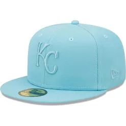 Men's Kansas City Royals New Era Light Blue Color Pack 59FIFTY Fitted Hat