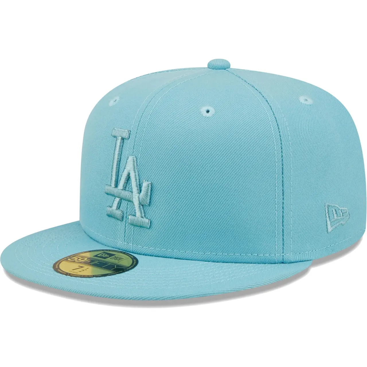 Men's Los Angeles Dodgers New Era Light Blue Color Pack 59FIFTY Fitted Hat 3 Men's Los Angeles Dodgers New Era Light Blue Color Pack 59FIFTY Fitted Hat