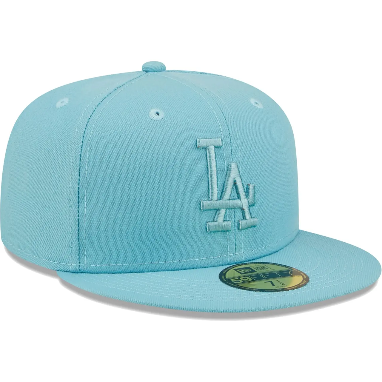 Men's Los Angeles Dodgers New Era Light Blue Color Pack 59FIFTY Fitted Hat 5 Men's Los Angeles Dodgers New Era Light Blue Color Pack 59FIFTY Fitted Hat - Image 3