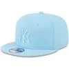 Men's New York Yankees New Era Light Blue Spring Color Basic 9FIFTY Snapback Hat
