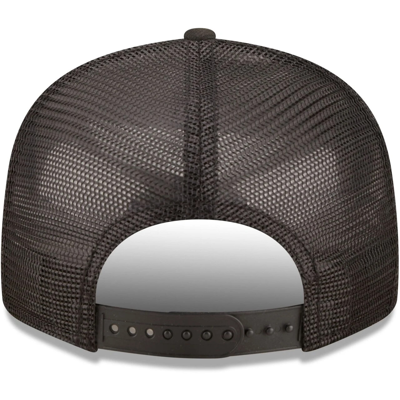 Men's Los Angeles Dodgers New Era Blackout Trucker 9FIFTY Snapback Hat 6 Men's Los Angeles Dodgers New Era Blackout Trucker 9FIFTY Snapback Hat - Image 4