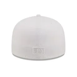 Men's Los Angeles Dodgers New Era White On White 59FIFTY Fitted Hat -San Diego Padres Caps Sales mens new era los angeles dodgers white on white 59fifty fitted hat pi4731000 altimages ff 4731053 34601726c882a99d1fc1alt4 full