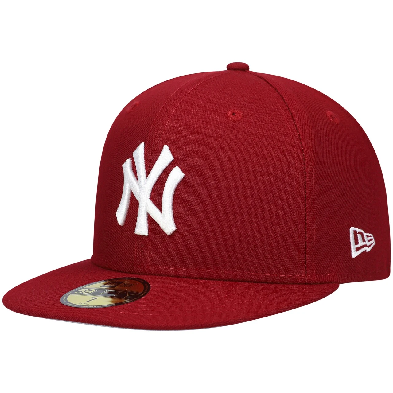 Men's New York Yankees New Era Maroon White Logo 59FIFTY Fitted Hat 3 Men's New York Yankees New Era Maroon White Logo 59FIFTY Fitted Hat