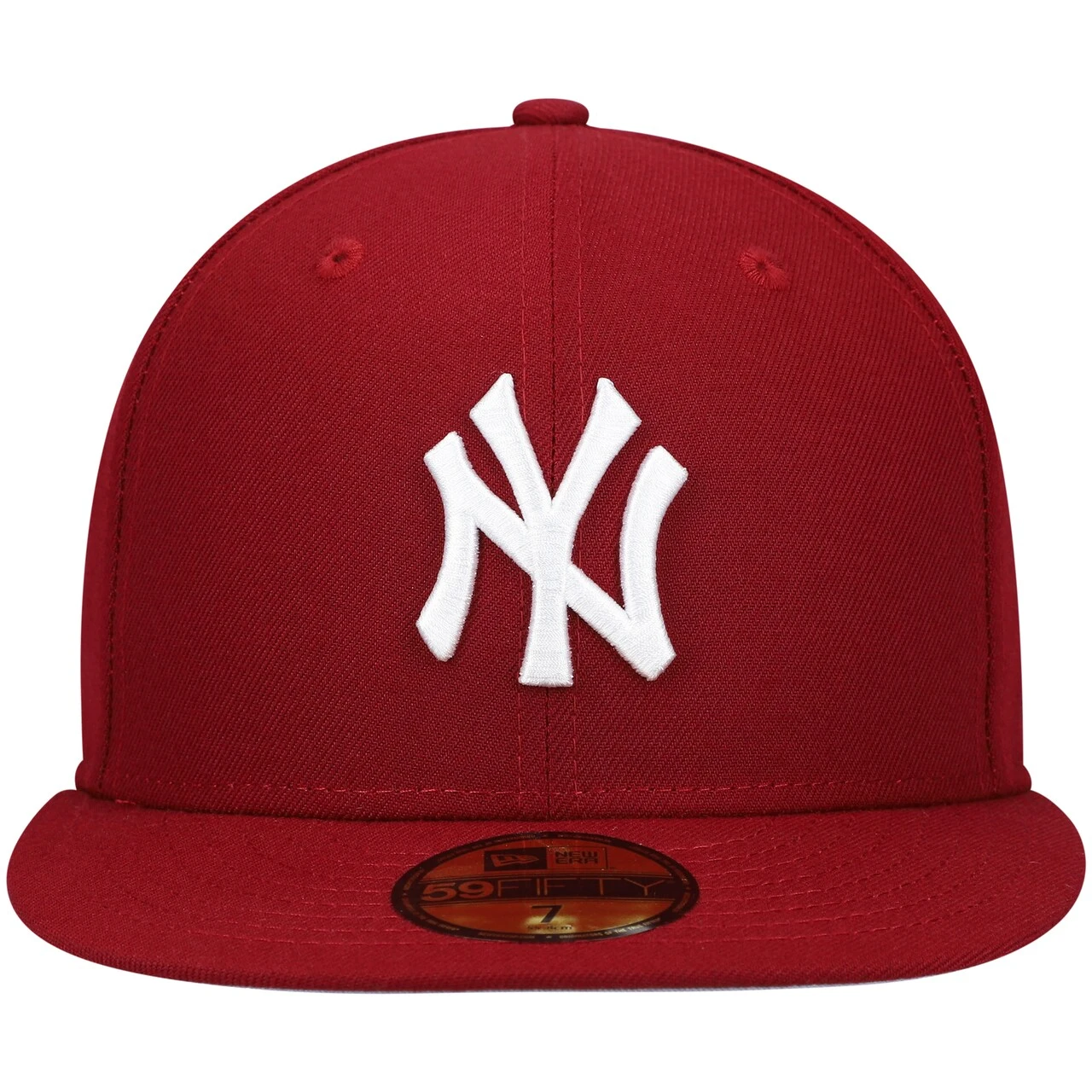 Men's New York Yankees New Era Maroon White Logo 59FIFTY Fitted Hat 4 Men's New York Yankees New Era Maroon White Logo 59FIFTY Fitted Hat - Image 2